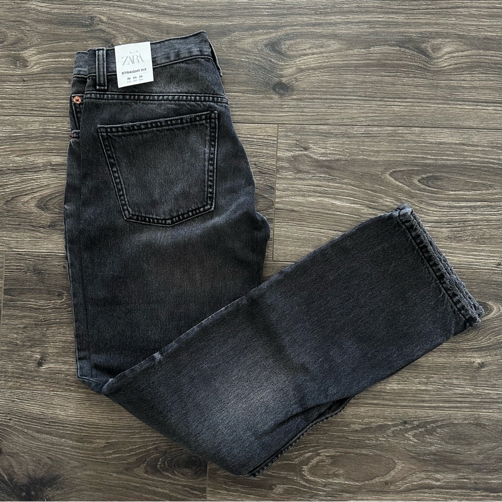 NWT Zara TRF Straight Leg Jeans